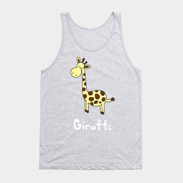 Giraffe Tank Top by ptdoodles